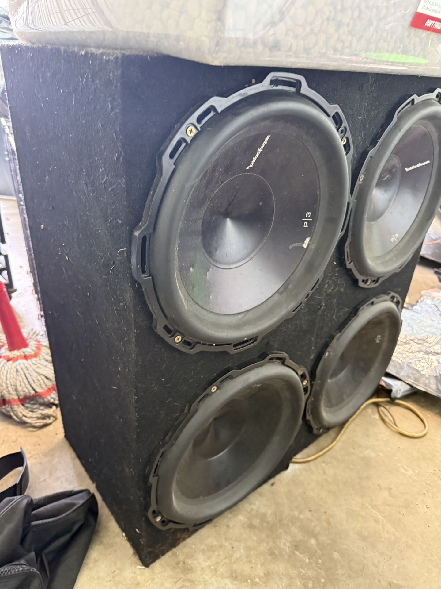 Rockford Fosgate P3 12” Subs (4x) in Box – Serious Bass