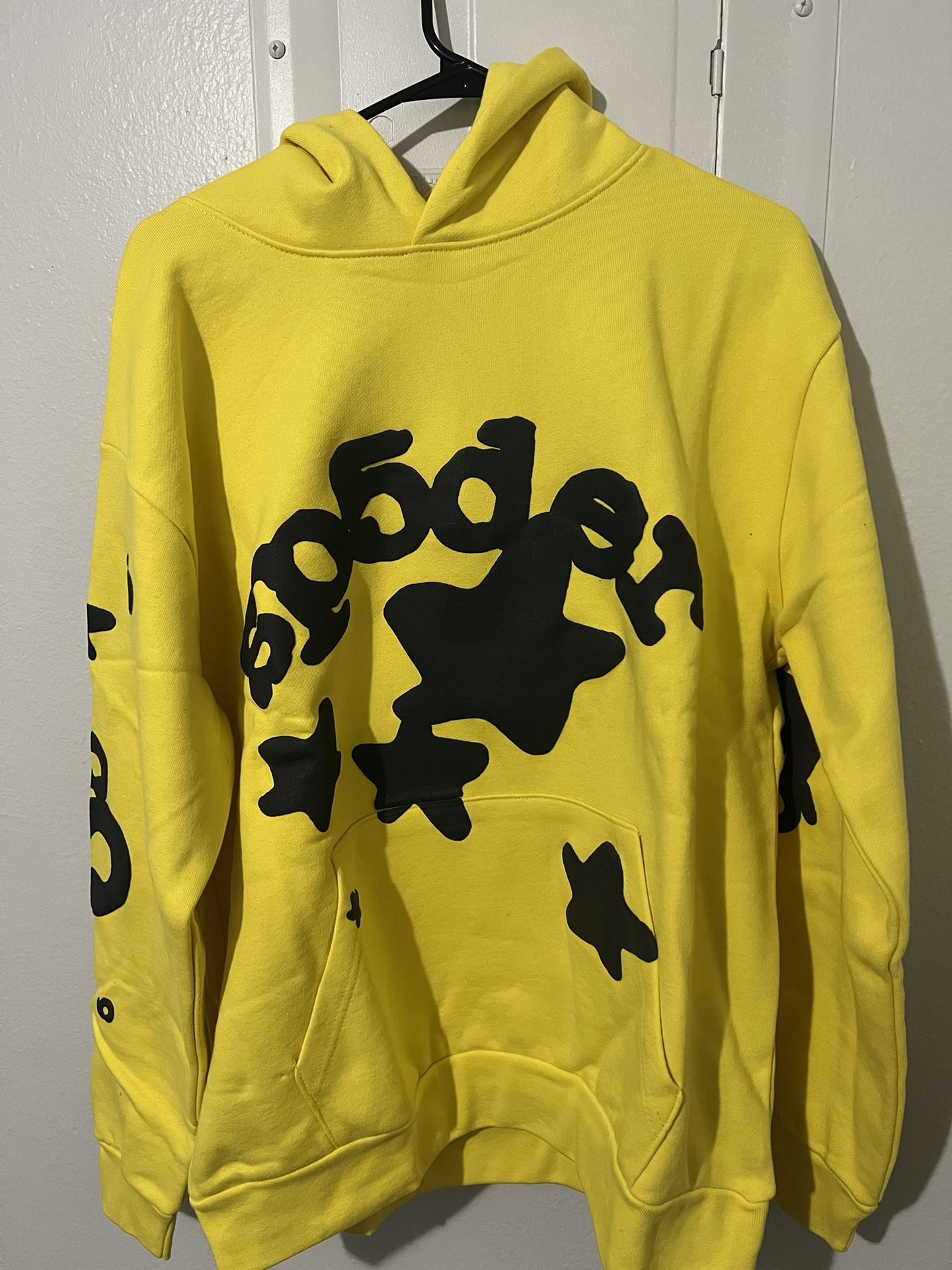 Sp5der Beluga Hoodie Gold Size Large