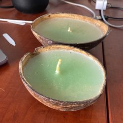 Coconut Candle Set Of 2