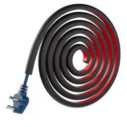 (1)Cord Hider for Wall Mounted TV, 118" One Cable Cover with Side Open