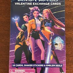 K Pop Demon Hunters Valentine Cards 
