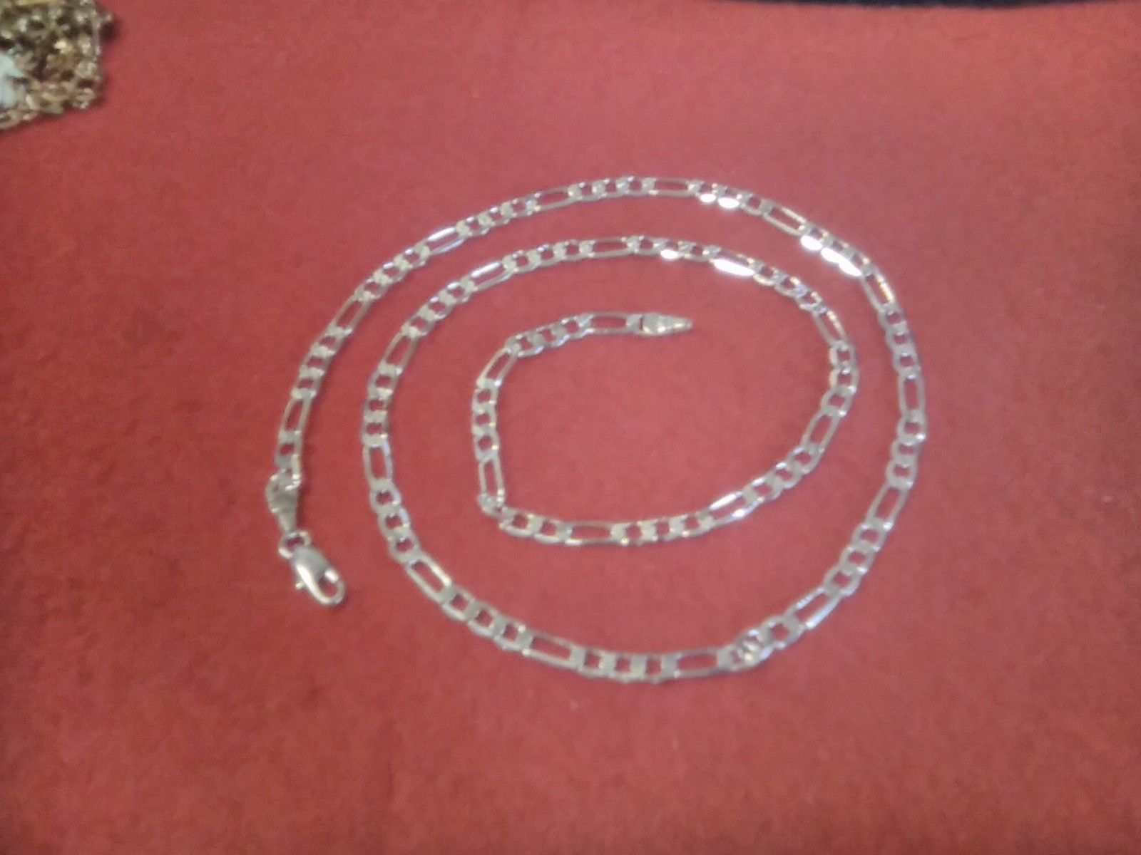 Silver Figaro Chain
