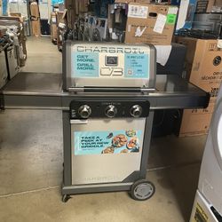 Bbq Grill 2/1 Infrared Charbroil Stainless Steel 