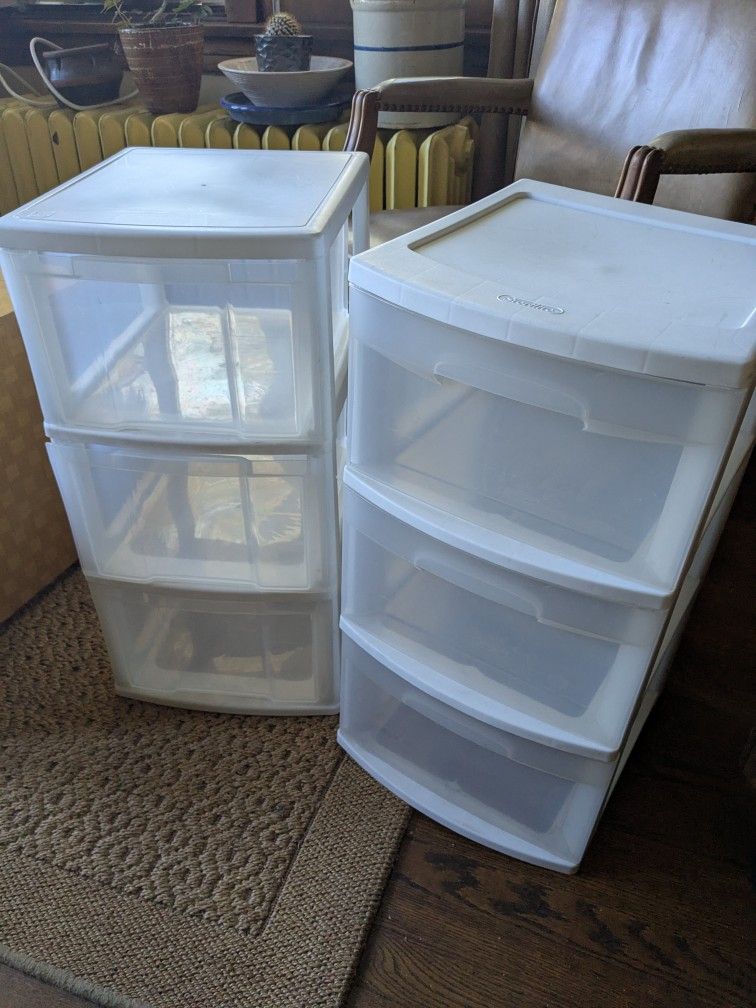 Sterilite Plastic Storage Drawers