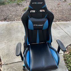 Gaming Chair With Leg Rest, With Seat Replacement Included!!