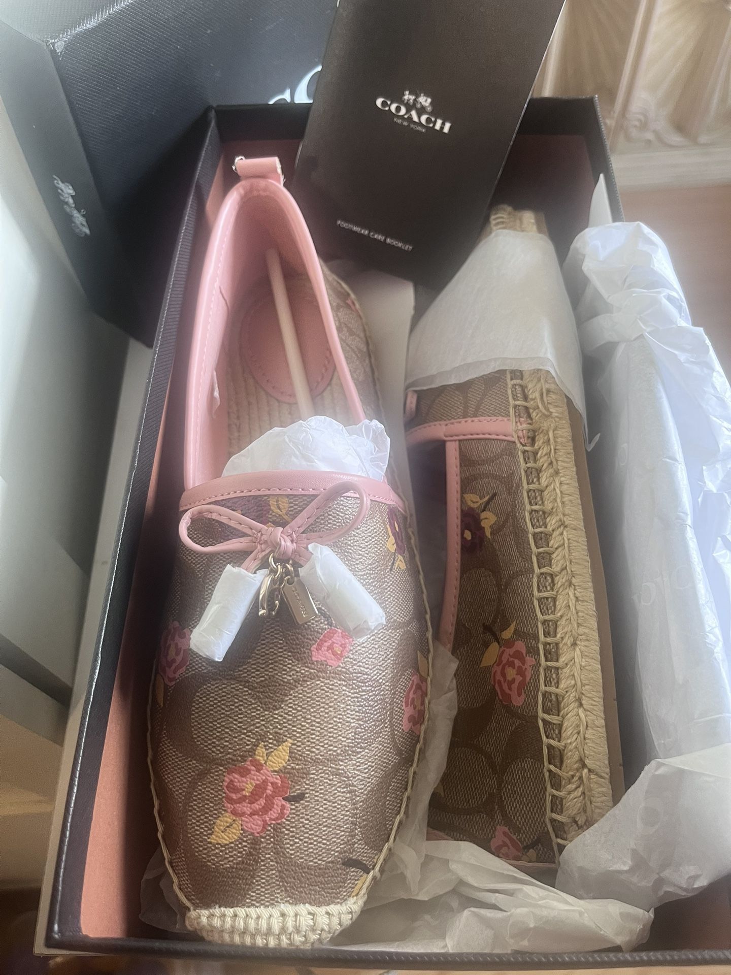 Coach Carson Espadrille Size 8 1/2