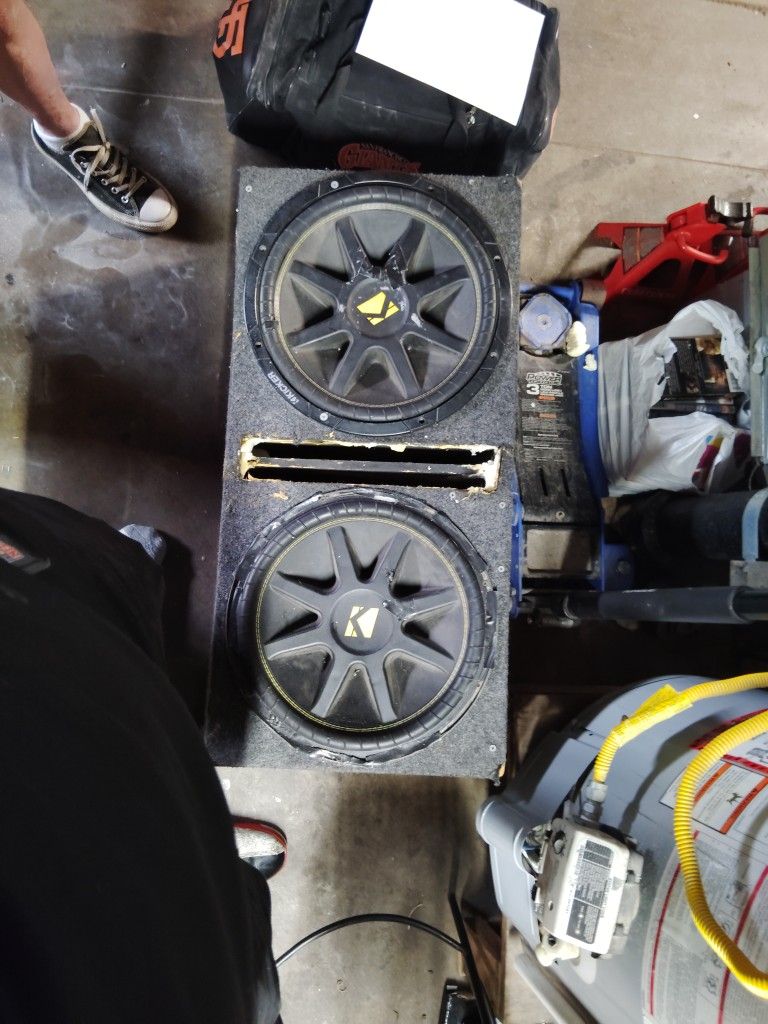 Dual 15-in Kickers Sub Woofer