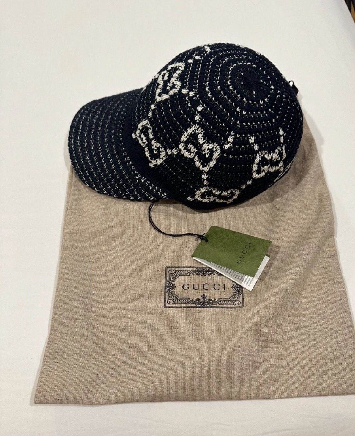 Gucci Crochet Baseball Cap