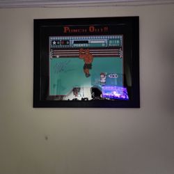 Huge Mike Tyson Signed Photo