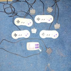 Super Nintendo Controllers Plus Mouse