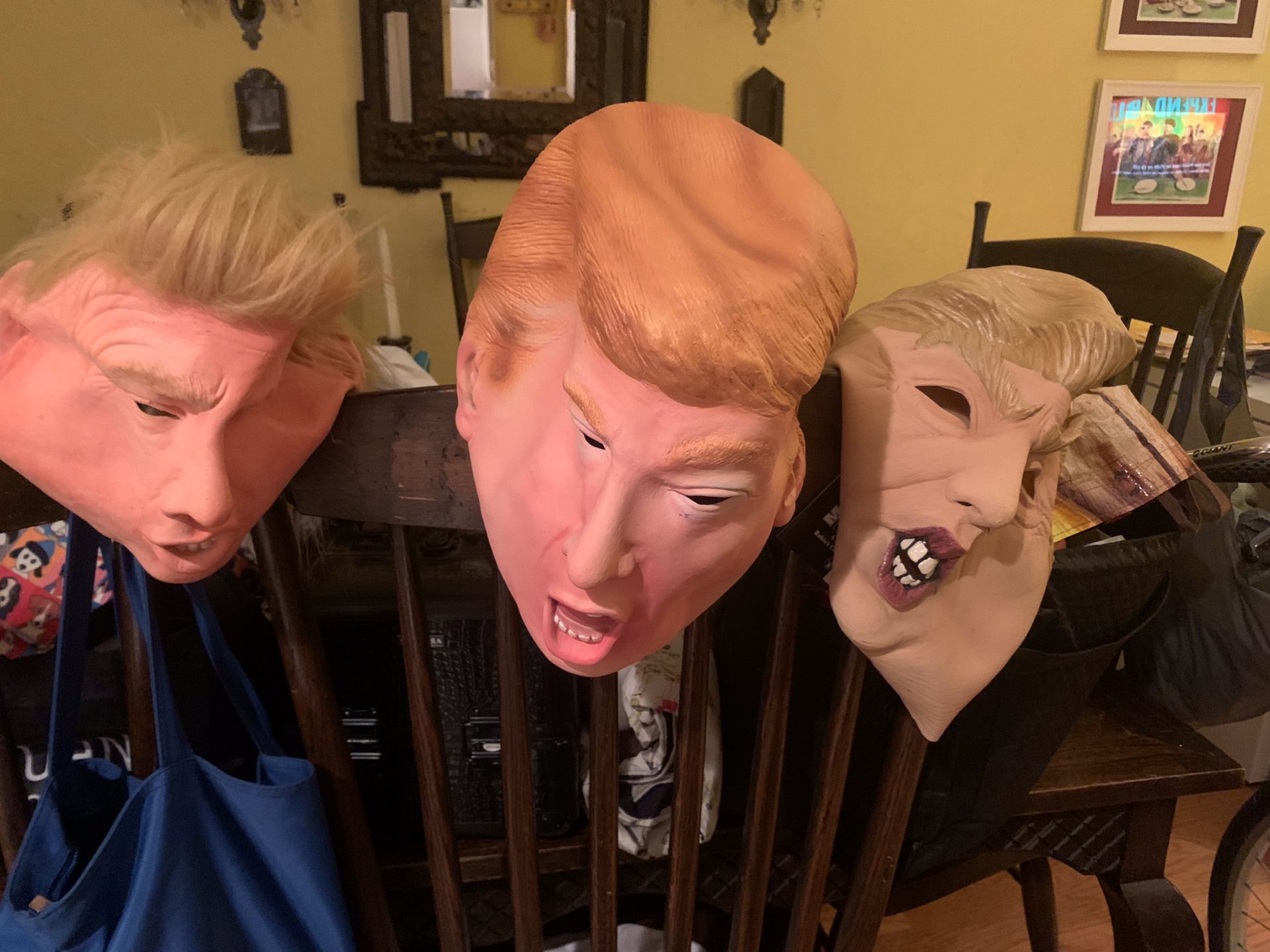 3 Different Donald Trump Masks