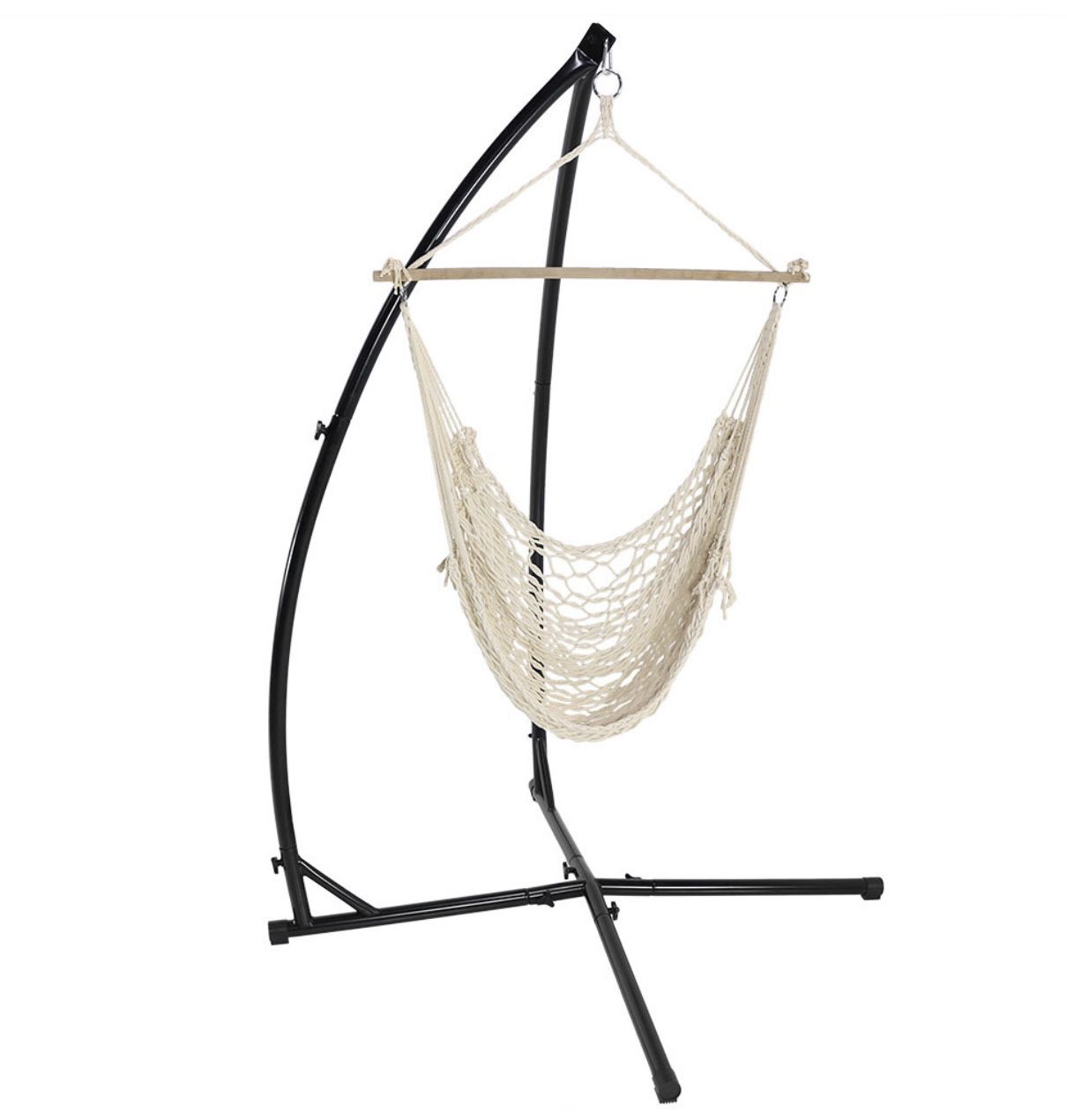 Cotton rope hammock swing