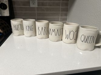 Rae Dunn 6pc Mug set