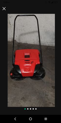 Haaga 677 Profi-line Battery Powered Triple Brush Sweeper 31 Width Like New