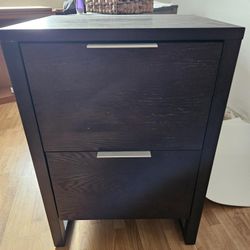 2 Crate & Barrel File Cabinets/End Tables