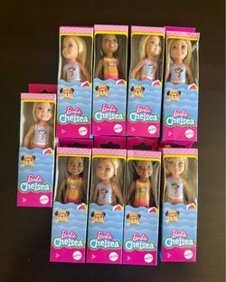 Barbie Chelsea beach dolls