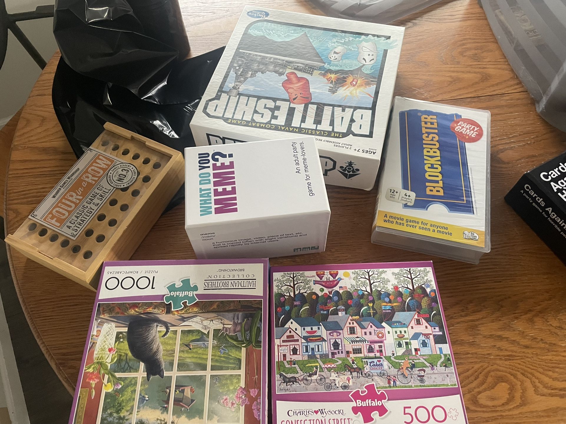 Various Boardgames and Puzzles