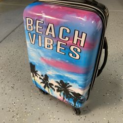 Justice Kids hard shell luggage