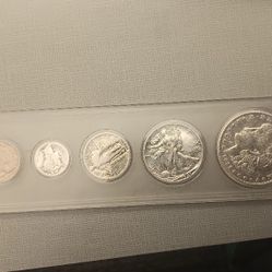 US Mint Silver 5 Coin Set
