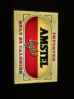 Amstel Light Beer Bar Sign