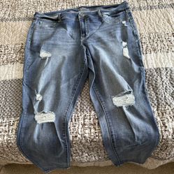 Maurice’s Distressed Plus Size 22 Jeans
