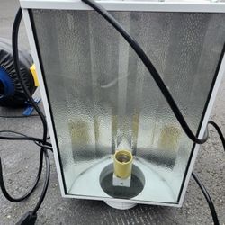 Hydrofarm Raptor 6" Air Cooled Grow Light Reflector used in hydroponic and indoor gardening setups. 