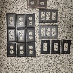 Bronze And Nickle Light Switch Plates