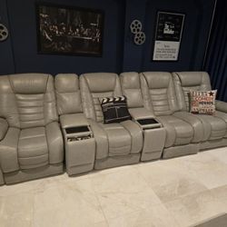 Recling Power Sofa Theater Seats 