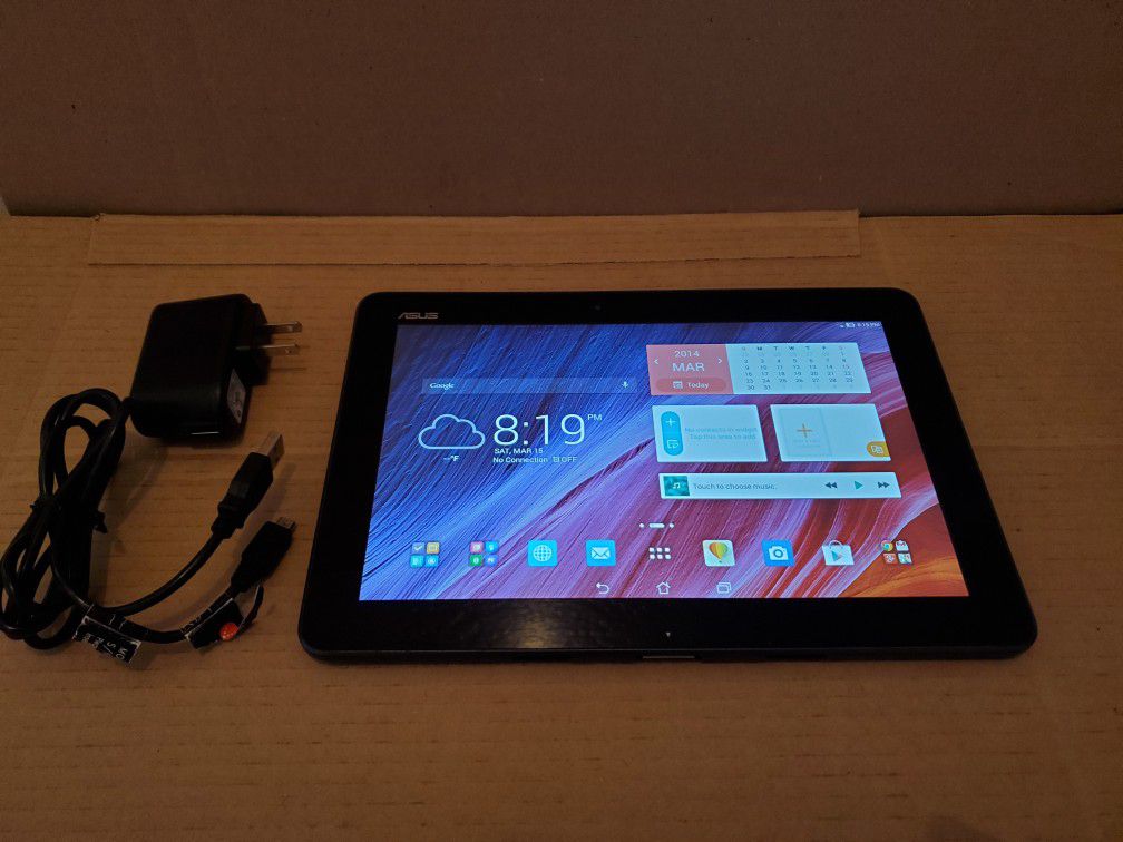 Asus Tablet K010, 16GB STORAGE, 10.1" LCD SCREEN, Reset to factory settings