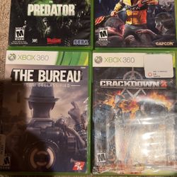 Xbox 360 Dead Rising 2, Aliens vs Predator, Crackdown 2, The Bureau Xcom Declassified