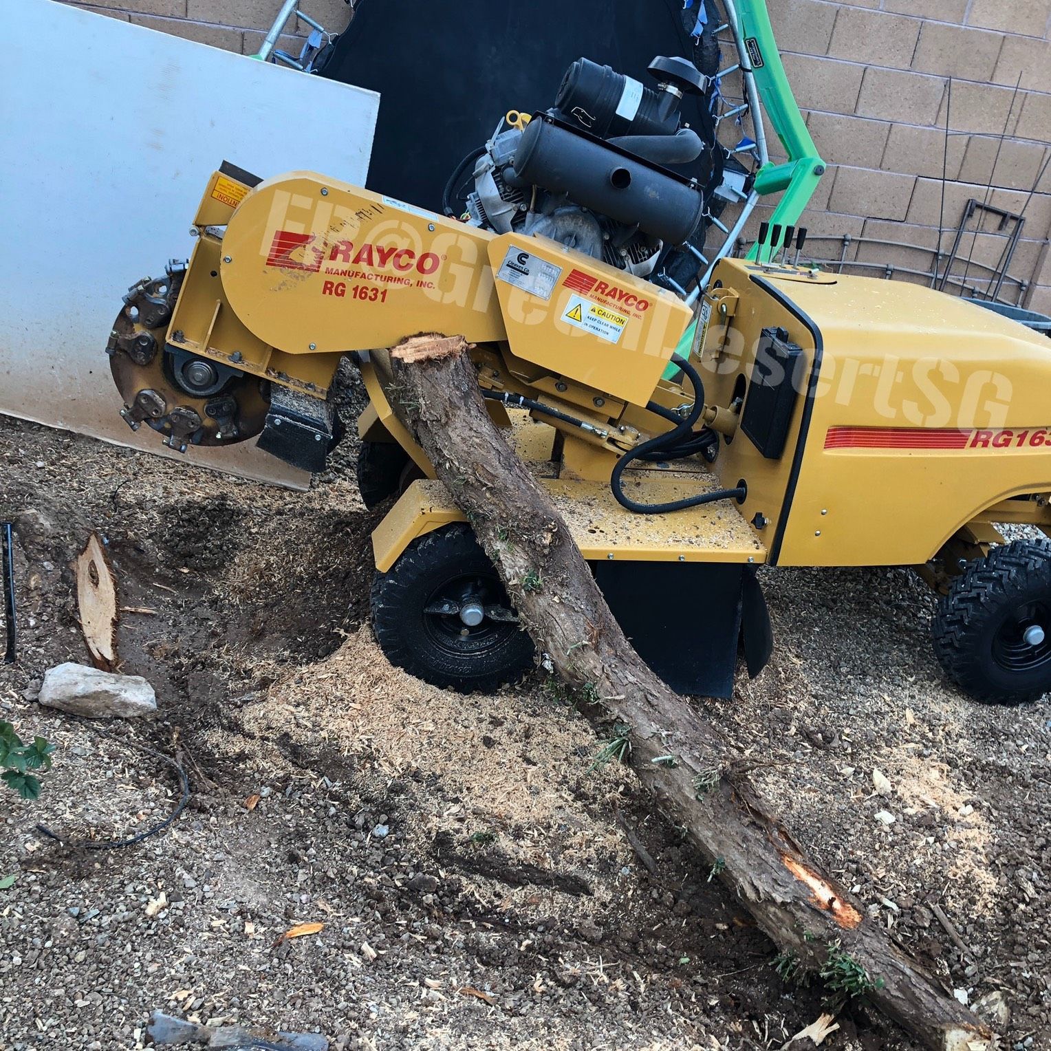 Stump grinding