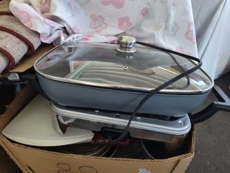 Electric Pan Fry Chicken Or Steak Anything Cooked 