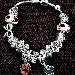 Mickey Mouse Hot Charms Bracelet On Sale Now 