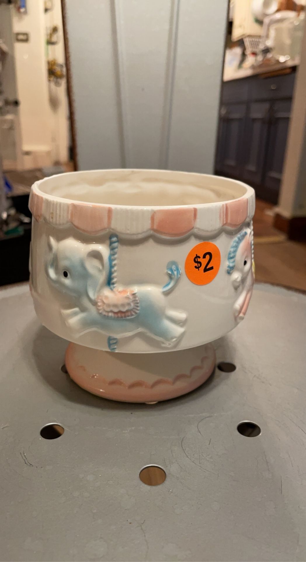 Carousel Baby Animal Decor Bowl