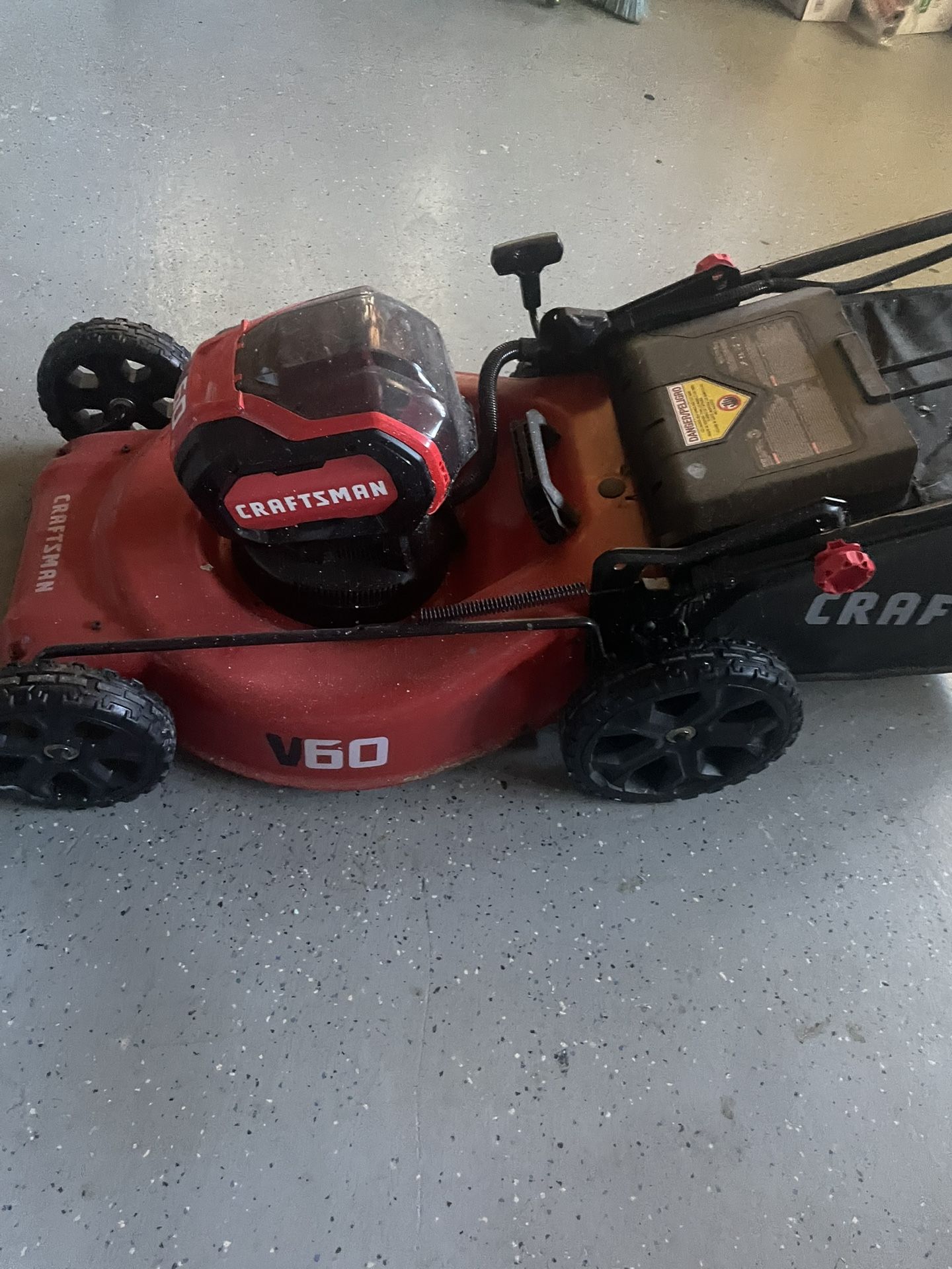 Craftsman's V60 Cordless Lawnmower