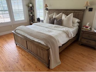 4 piece beautiful bedroom set w box spring cal king