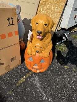 2026 Home Depot Halloween Dog Blow Mold Decorations