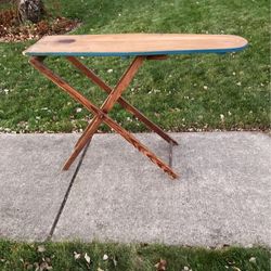 Antique Wooden Ironing Board 