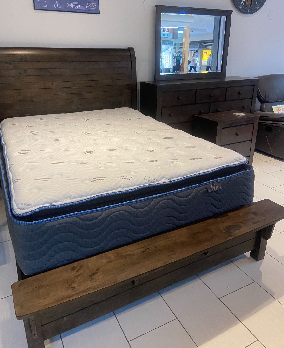 Limited time. Peter solid wood bedroom set starting at $599. Easy finance option. Same day delivery.