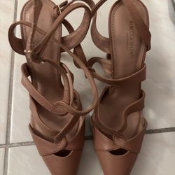 Rebecca Valenti Pump Sandals – Nude – Size US 7 / EUR 38 – $5 (Miami Beach / NOBE)