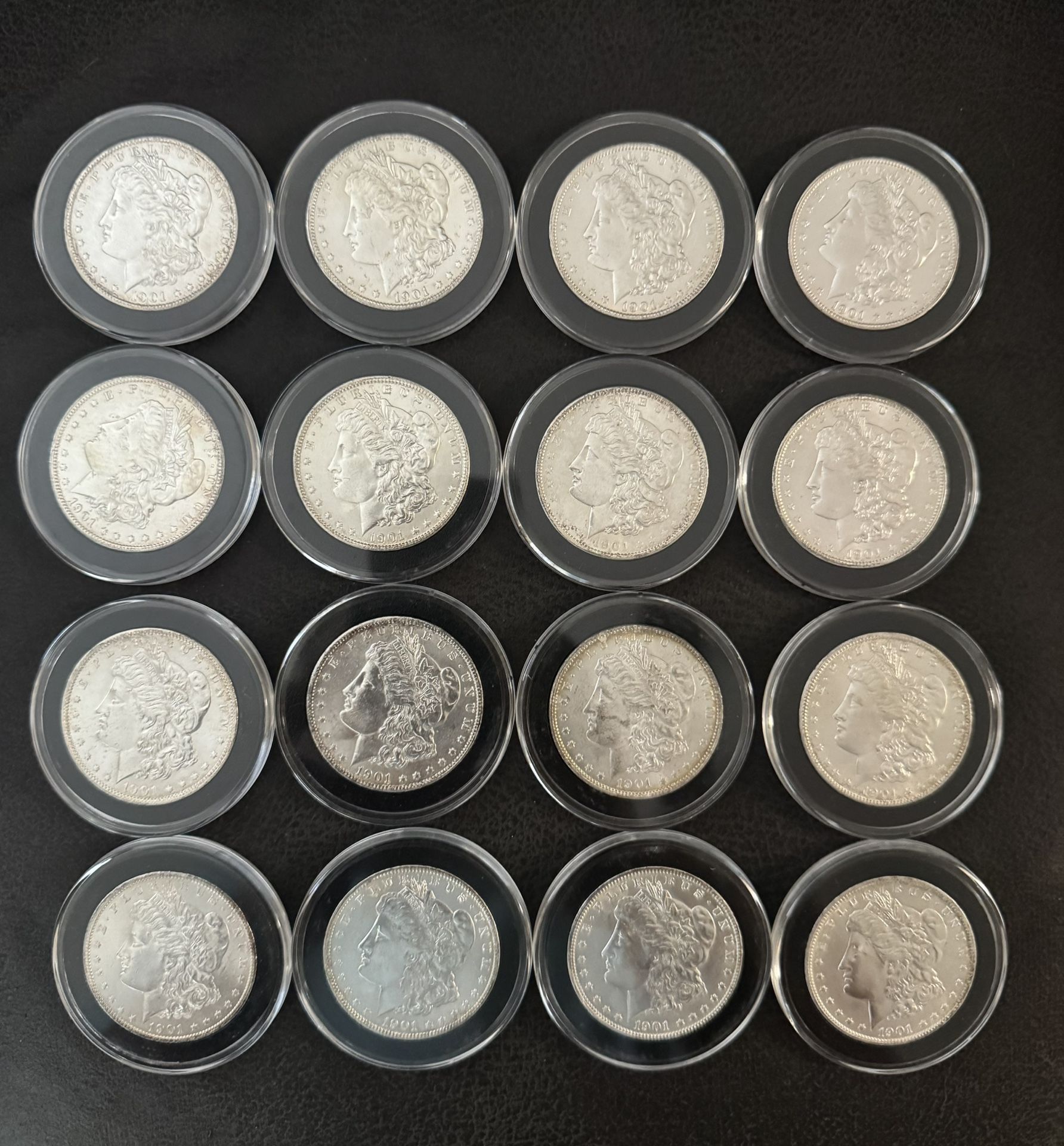 1901-O Silver Morgan Dollar BU X 16 Coins