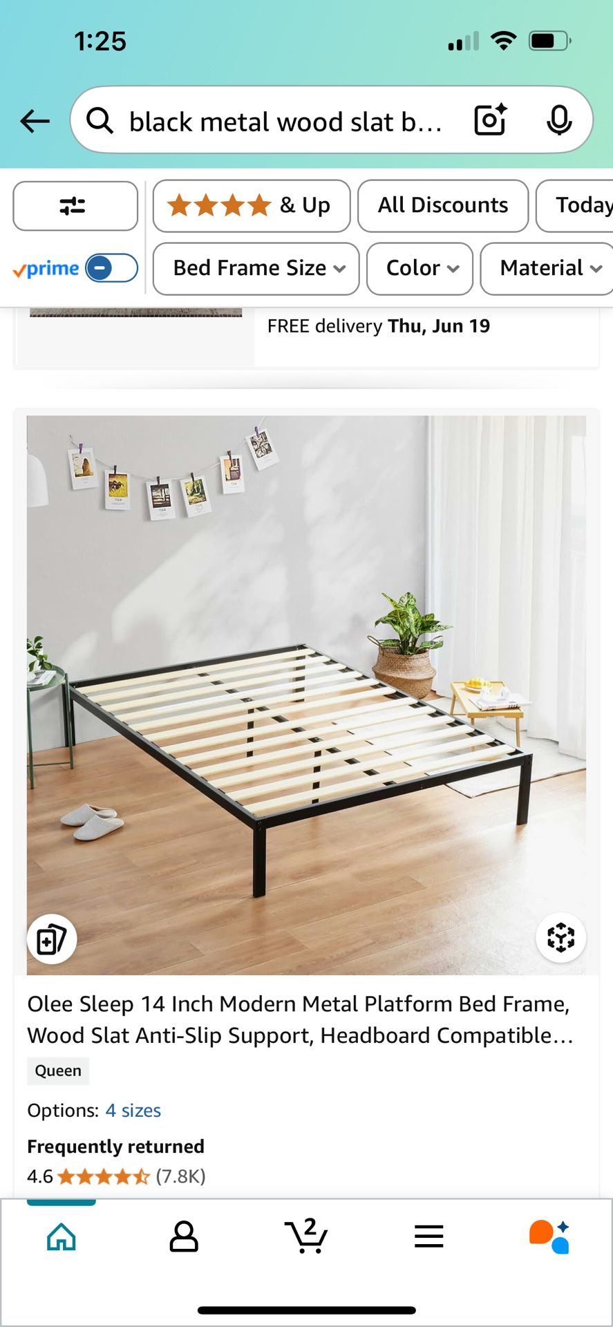King Size Bed Frame