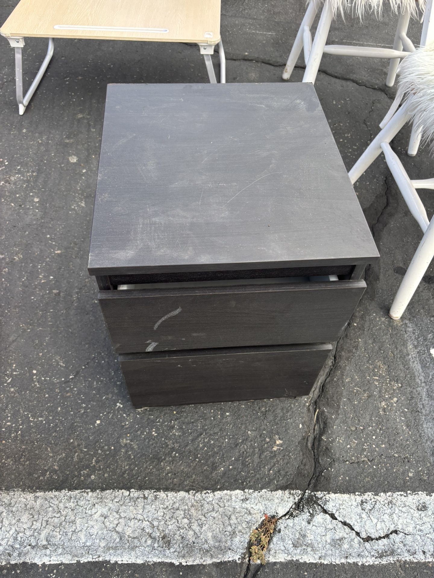 Two Drawer Wood Furniture
