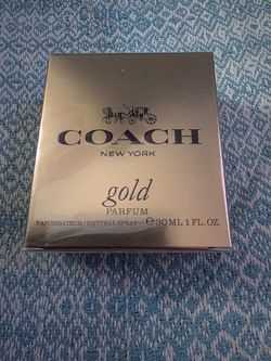 New sealed COACH NY Gold perfume
