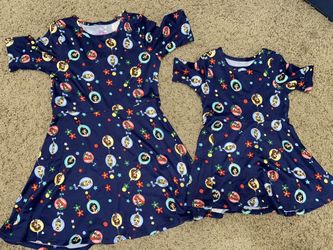 Girls Disney Princess Christmas Dresses