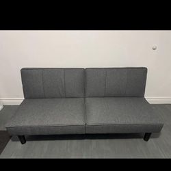 grey futon new never used