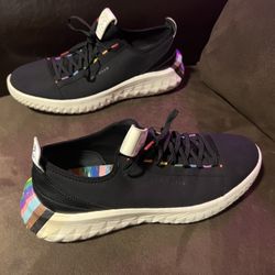 Cole Haan Generation ZERØGRAND II painted rainbow sneakers size 11.5