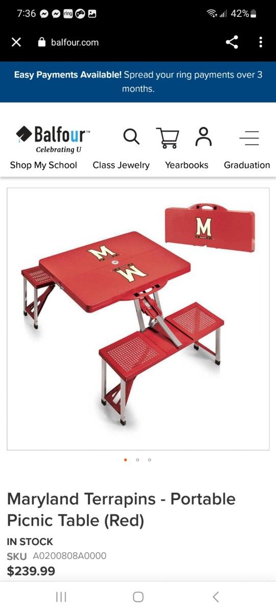 Used Portable With Chairs Like New