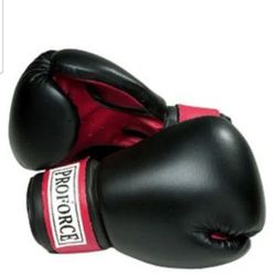 Pro Force Leatherette Boxing Gloves 12 Oz