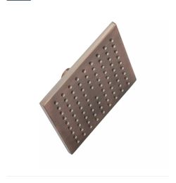 Luxury Spa Series: Oil-Rubbed Bronze Rain Shower Head, 8-Inch Square Rain Showerhead
